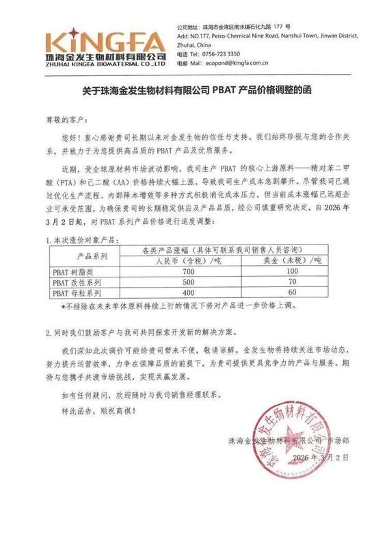  行业寒冬中求变；金发科技PBAT涨价背后，产业链压力与技术突围并存。 企业服务