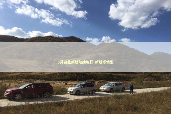 3月这些新规陆续施行-新规抒情型 新闻