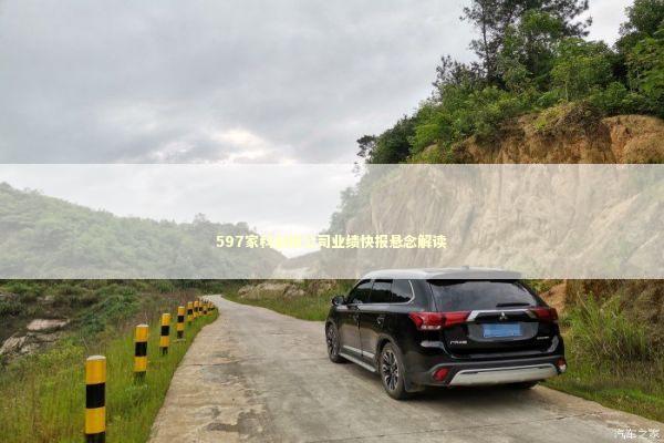 597家科创板公司业绩快报悬念解读 新闻