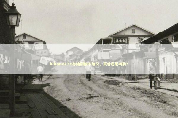 iPhone17e存储翻倍不加价，真香还是鸡肋？ 新闻